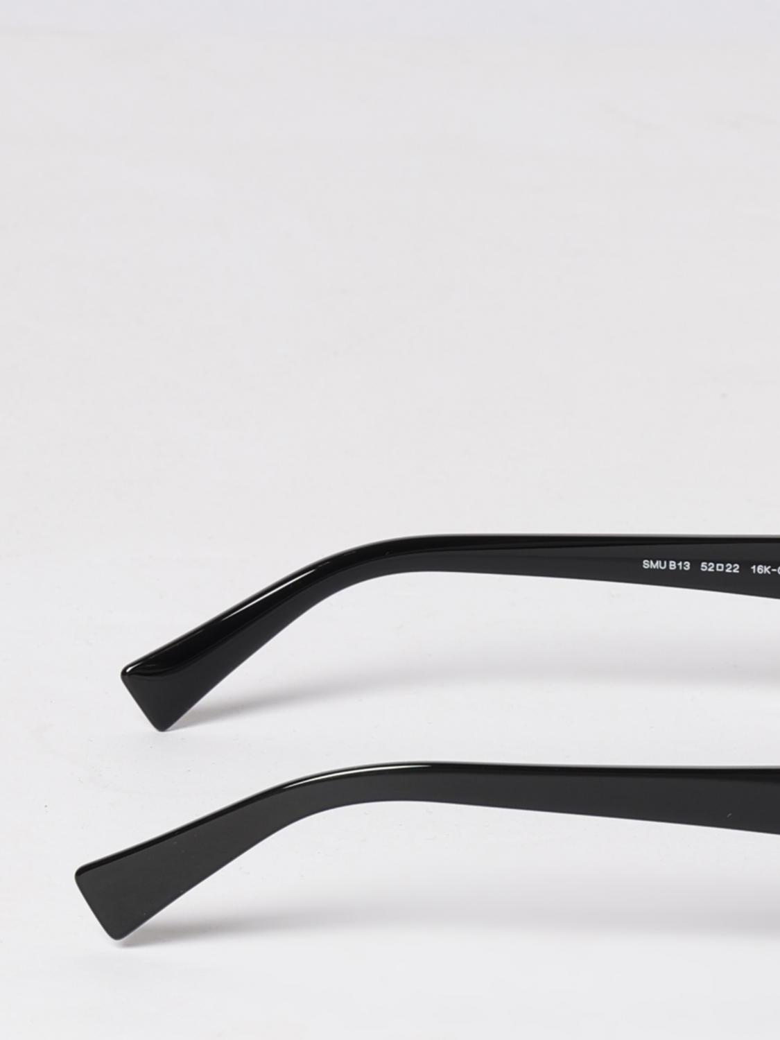 Miu Miu Women Miu Miu Rectangular Frame Acetate Sunglasses With Contrast Logo MIU MIU