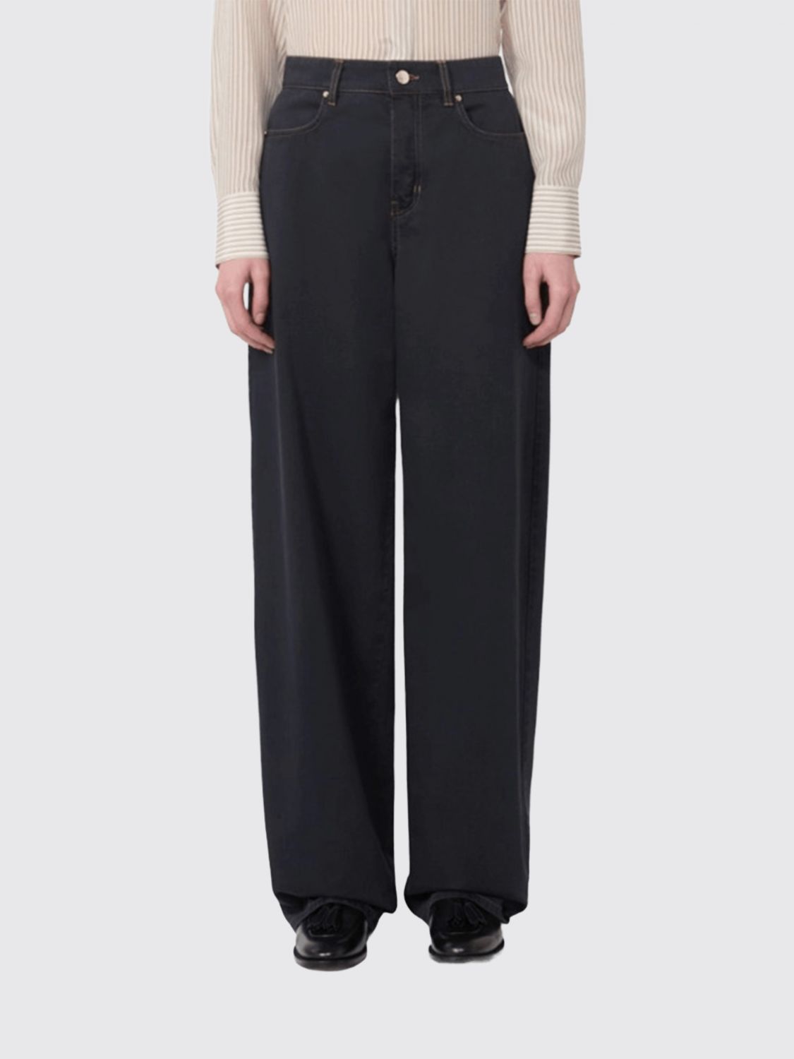 Max Mara Studio Jeans Woman Blue MAX MARA STUDIO