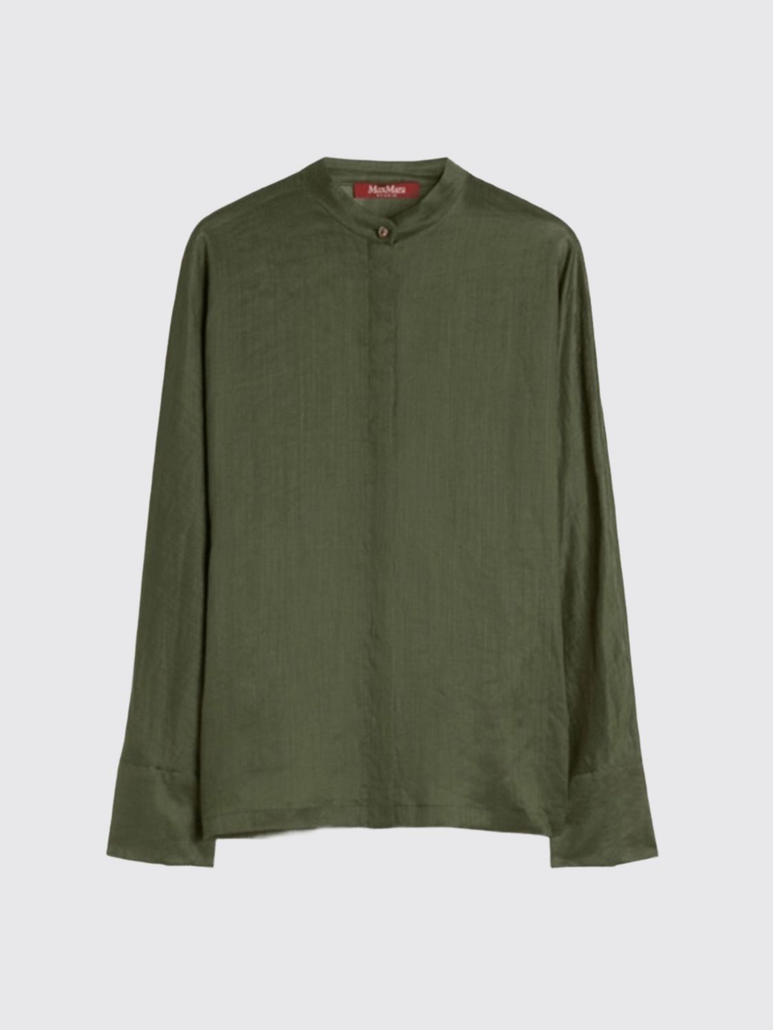 Max Mara Studio Shirt Woman Kaki MAX MARA STUDIO