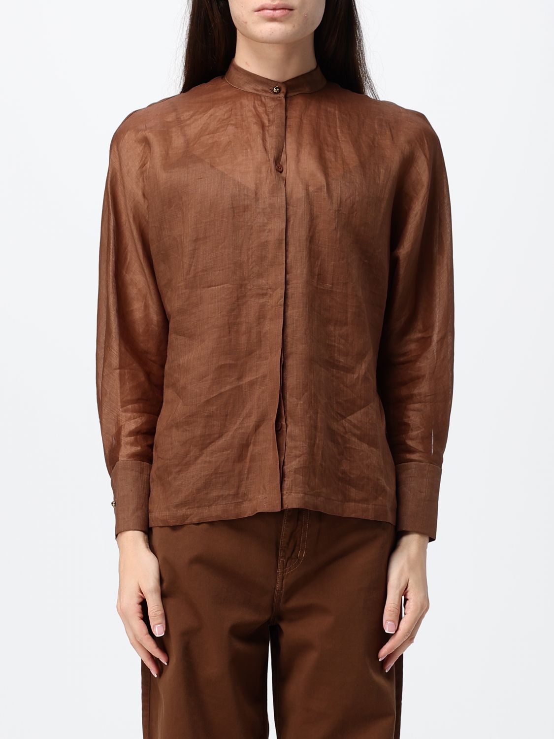 Max Mara Studio Top Woman Clay Color MAX MARA STUDIO