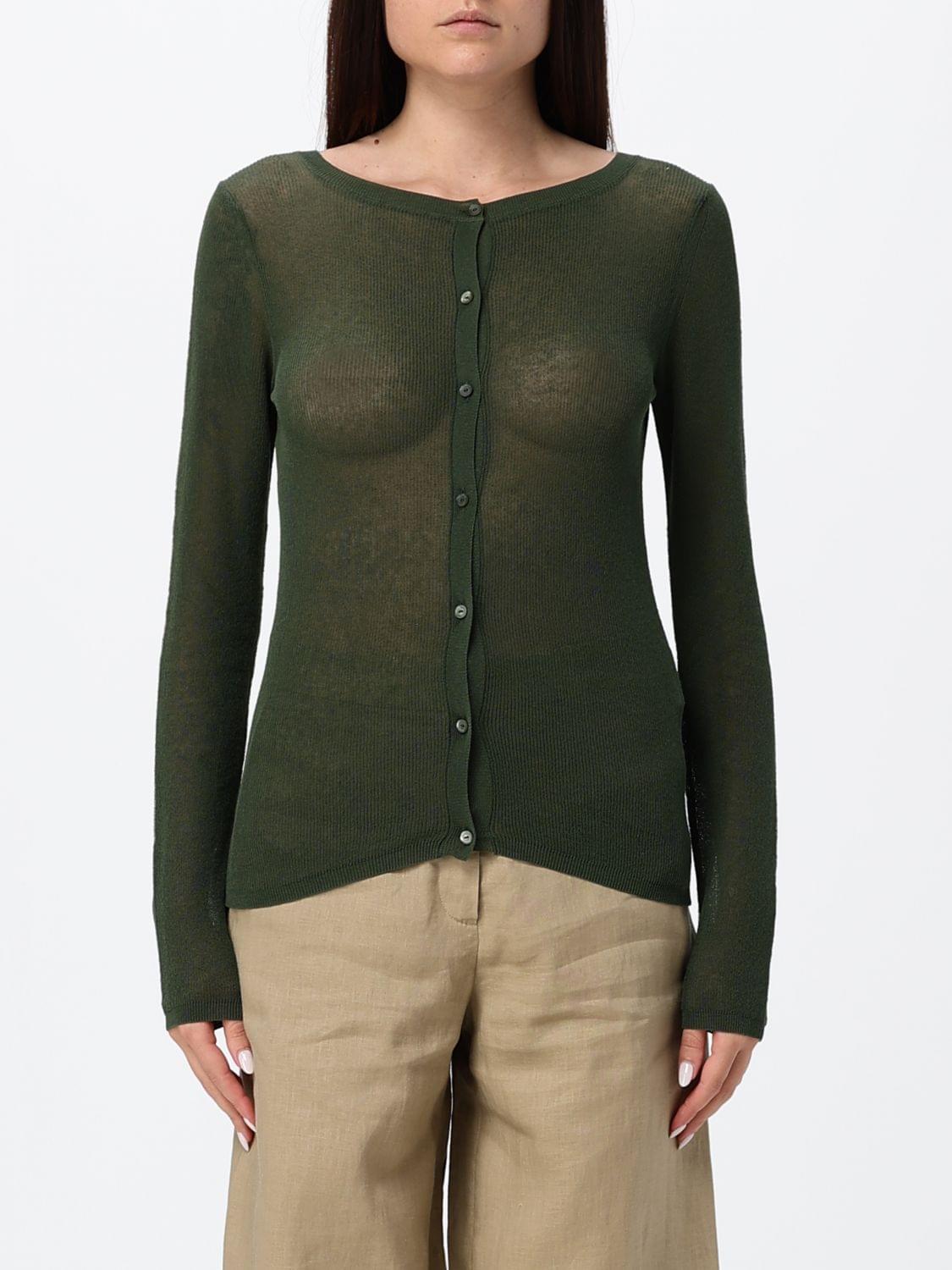 Max Mara Studio Sweater Woman Kaki MAX MARA STUDIO