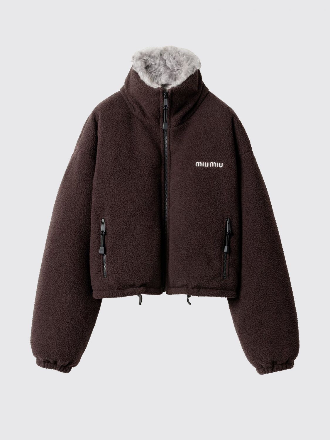 Miu Miu Jacket Woman Brown MIU MIU