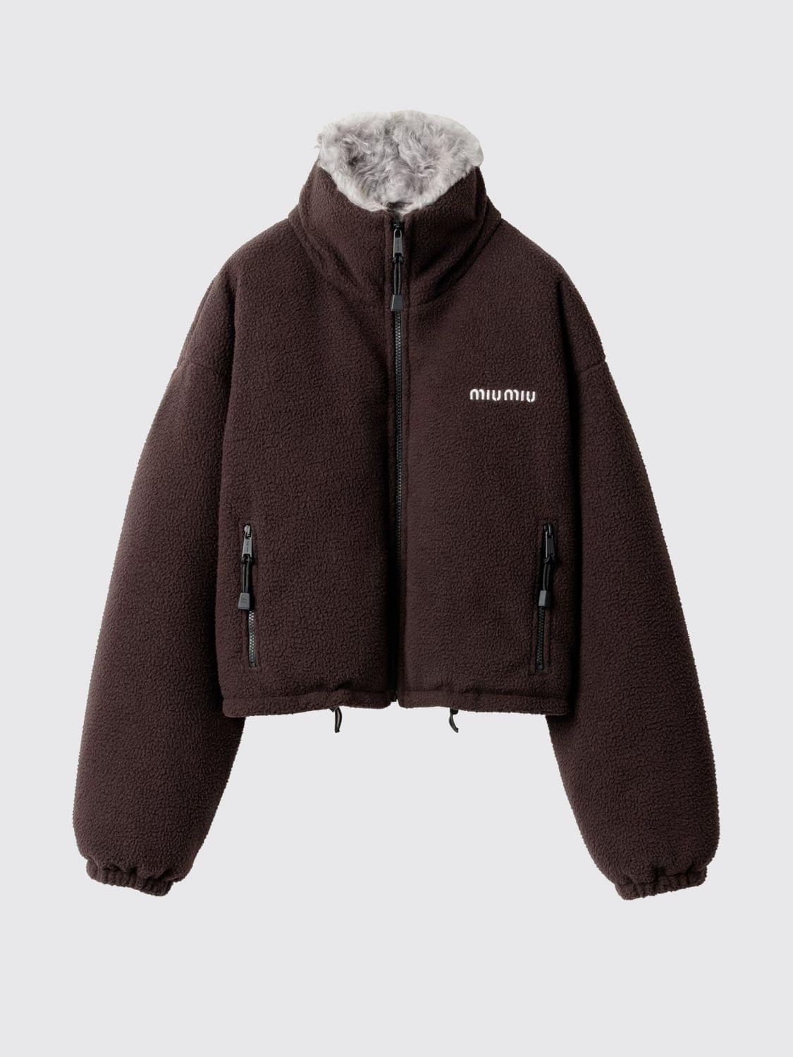 Miu Miu Jacket Woman Brown MIU MIU