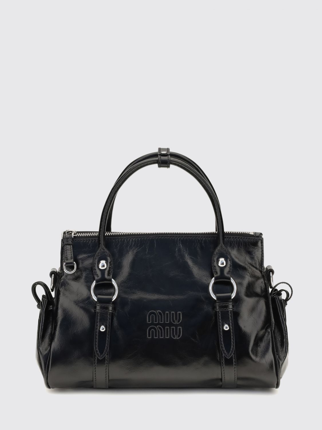Miu Miu Shoulder Bag Woman Black MIU MIU