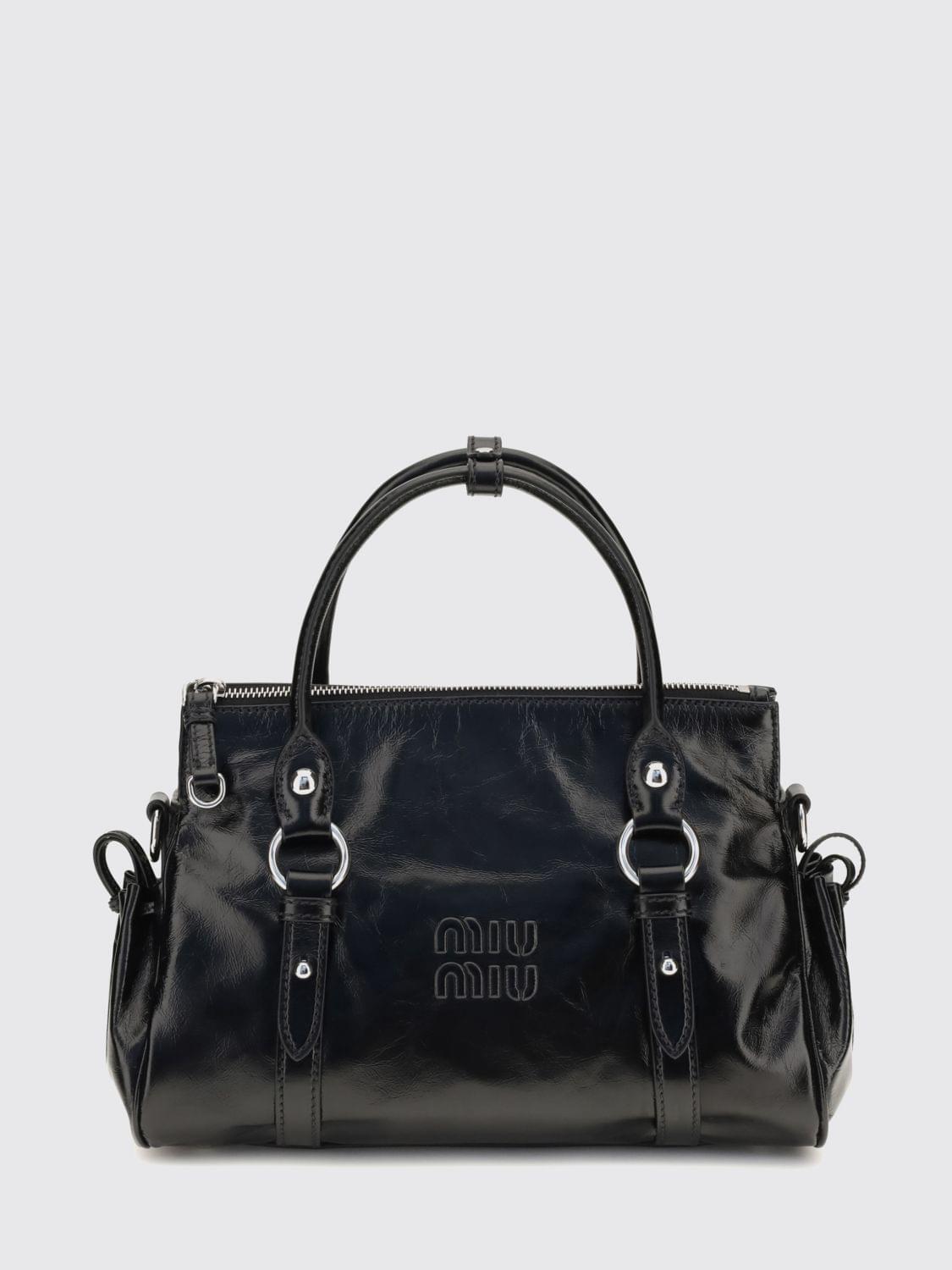 Miu Miu Shoulder Bag Woman Black MIU MIU