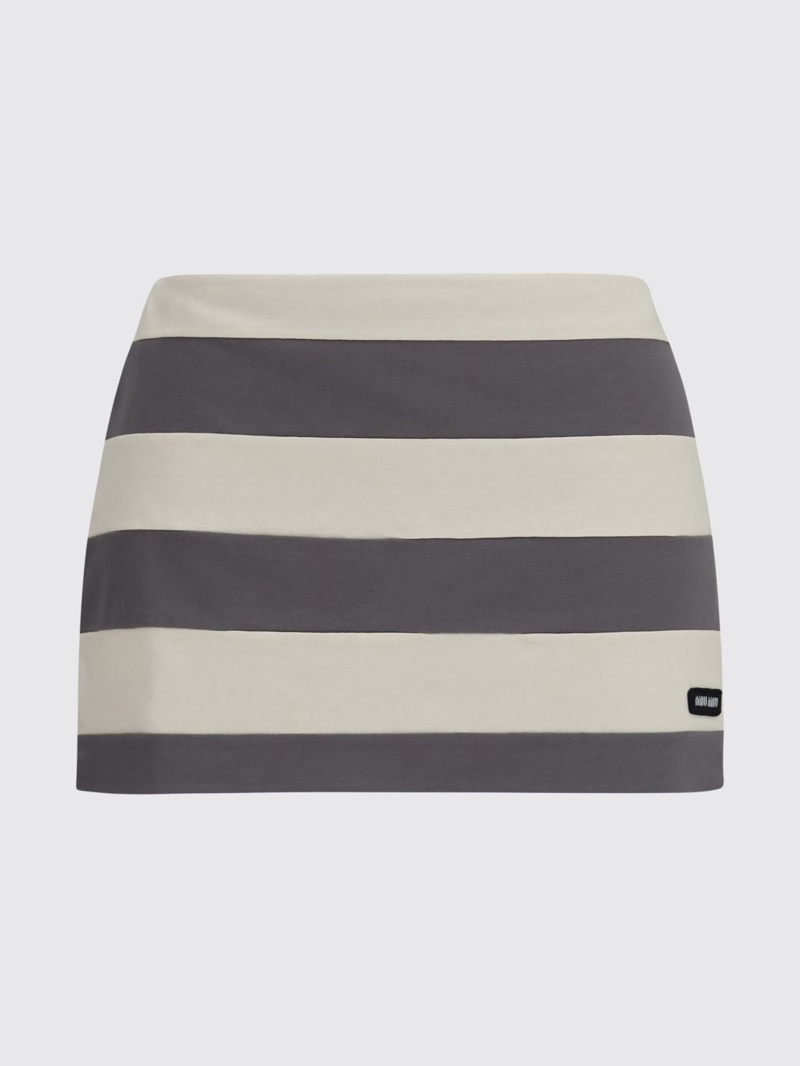 Miu Miu Skirt Woman Beige MIU MIU