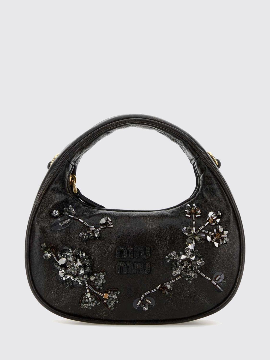 Miu Miu Mini Bag Woman Coffee MIU MIU