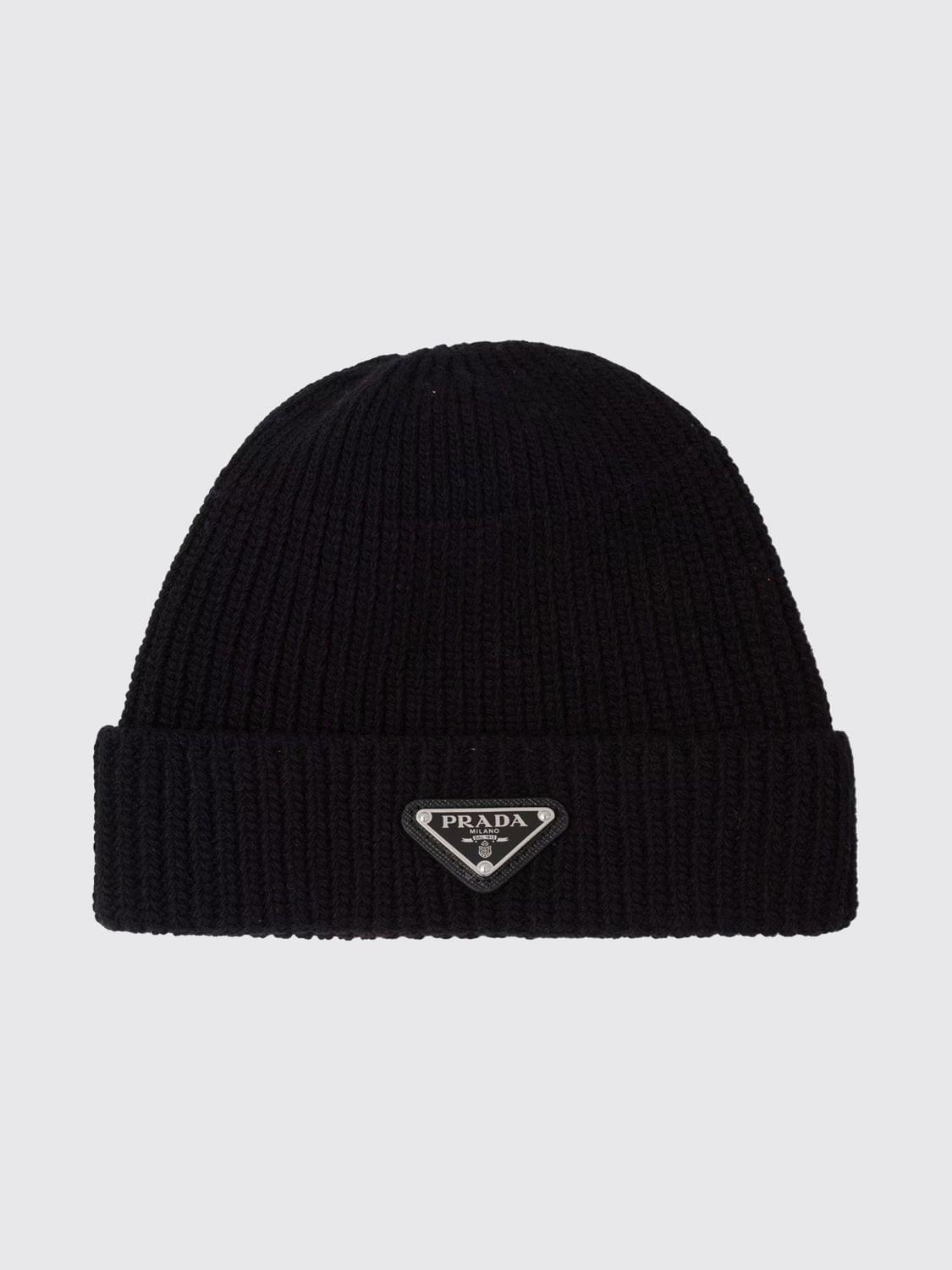 Prada Hat Men Black PRADA