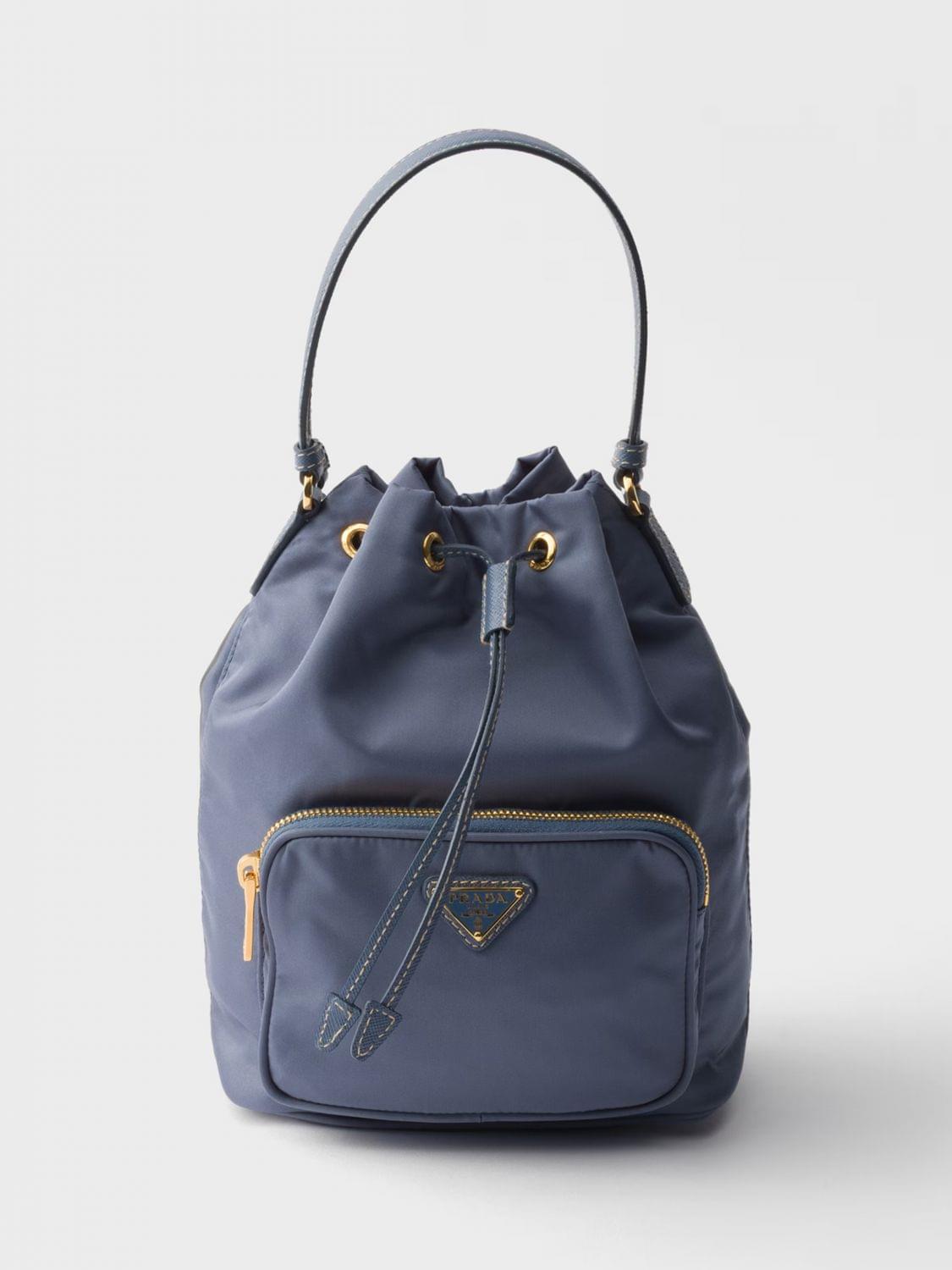 Prada Mini Bag Woman Blue PRADA