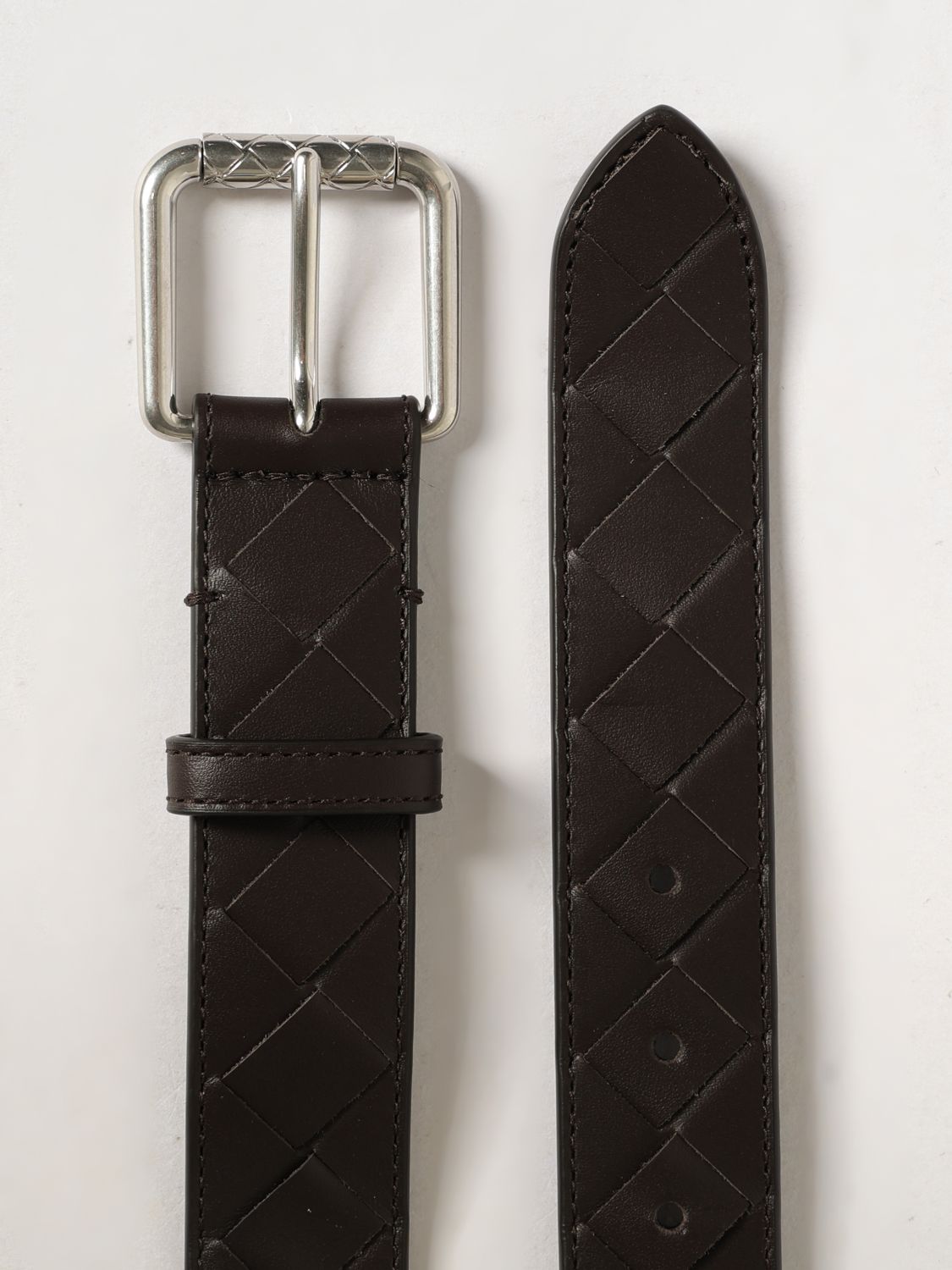 Bottega Veneta Belt Men Brown BOTTEGA VENETA