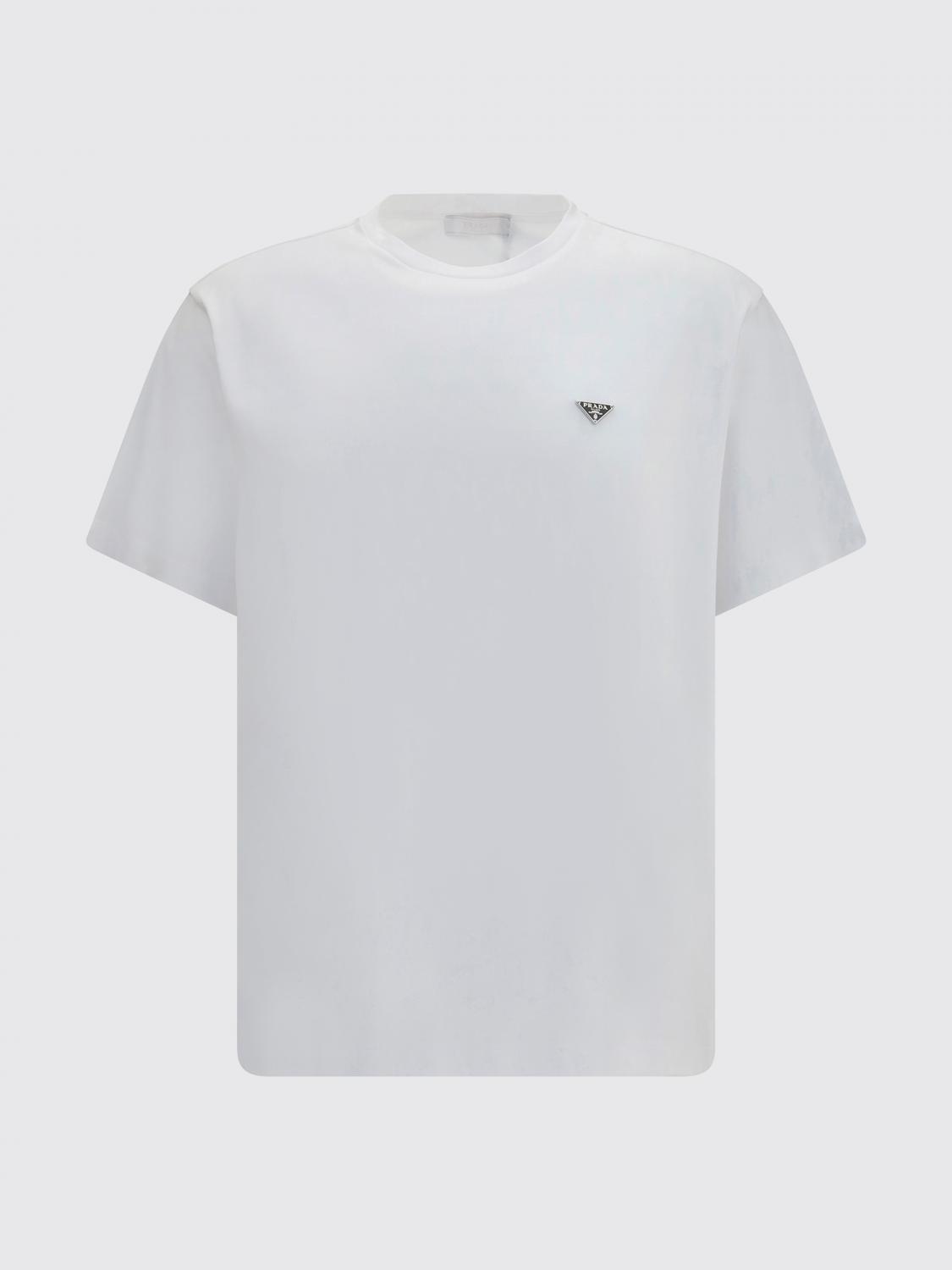 Prada T-Shirt Men White PRADA