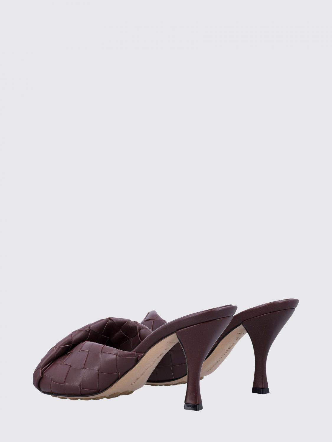 Bottega Veneta Heeled Sandal Woman Wine BOTTEGA VENETA