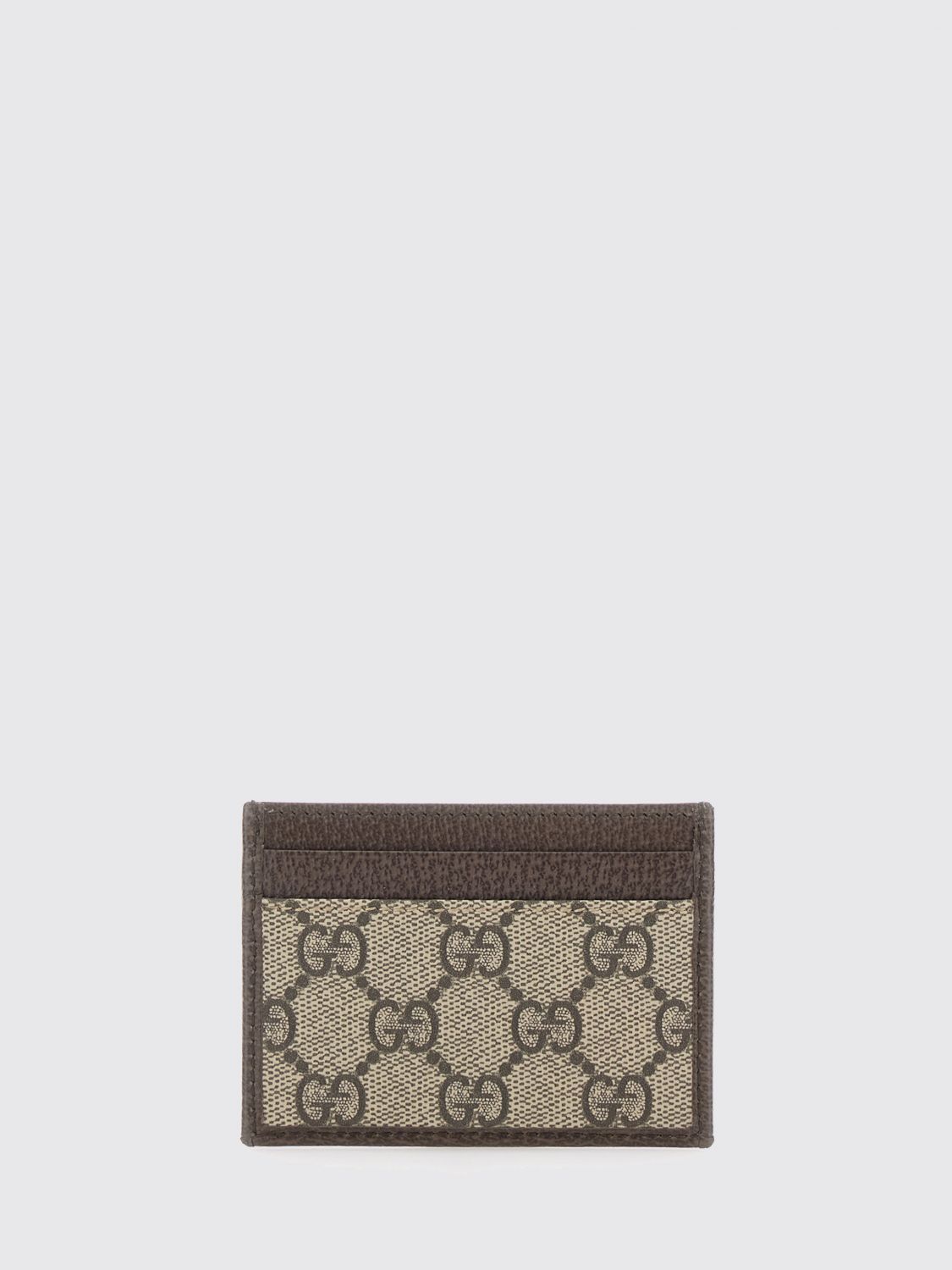 Gucci Women Flat Card Holder Gucci In Gg Supreme Fabric With Five Card Slots GUCCI