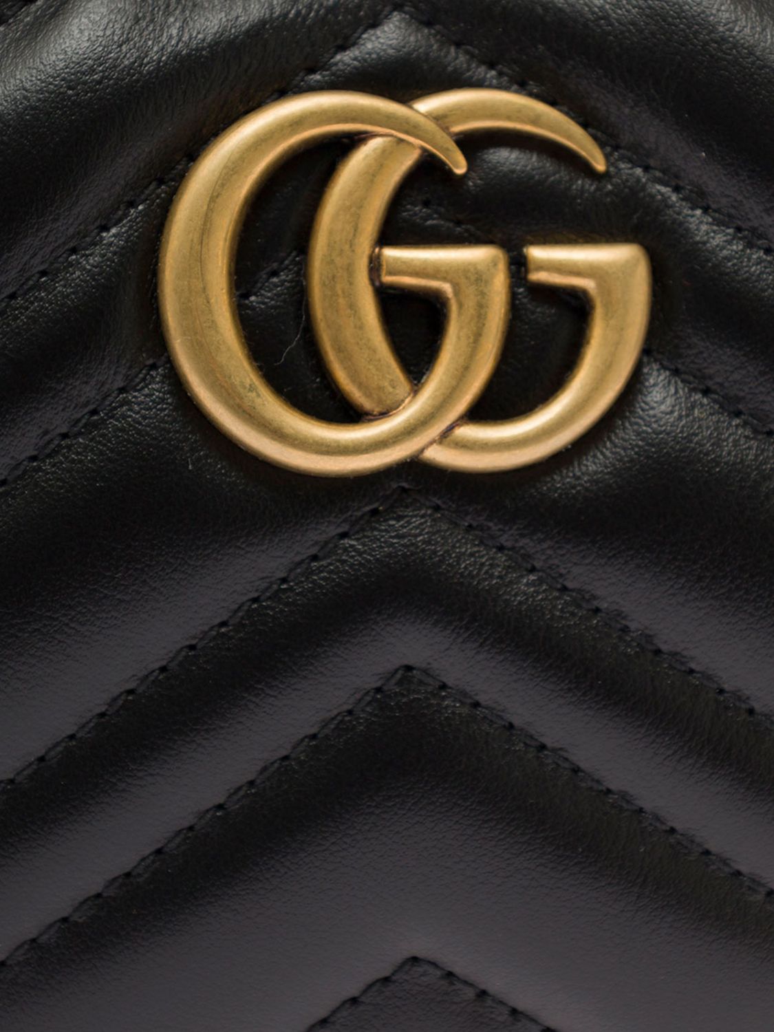 Gucci Women Gg Marmont Mini Hobo Bag Gucci In Matelasse Leather With Chain Strap GUCCI