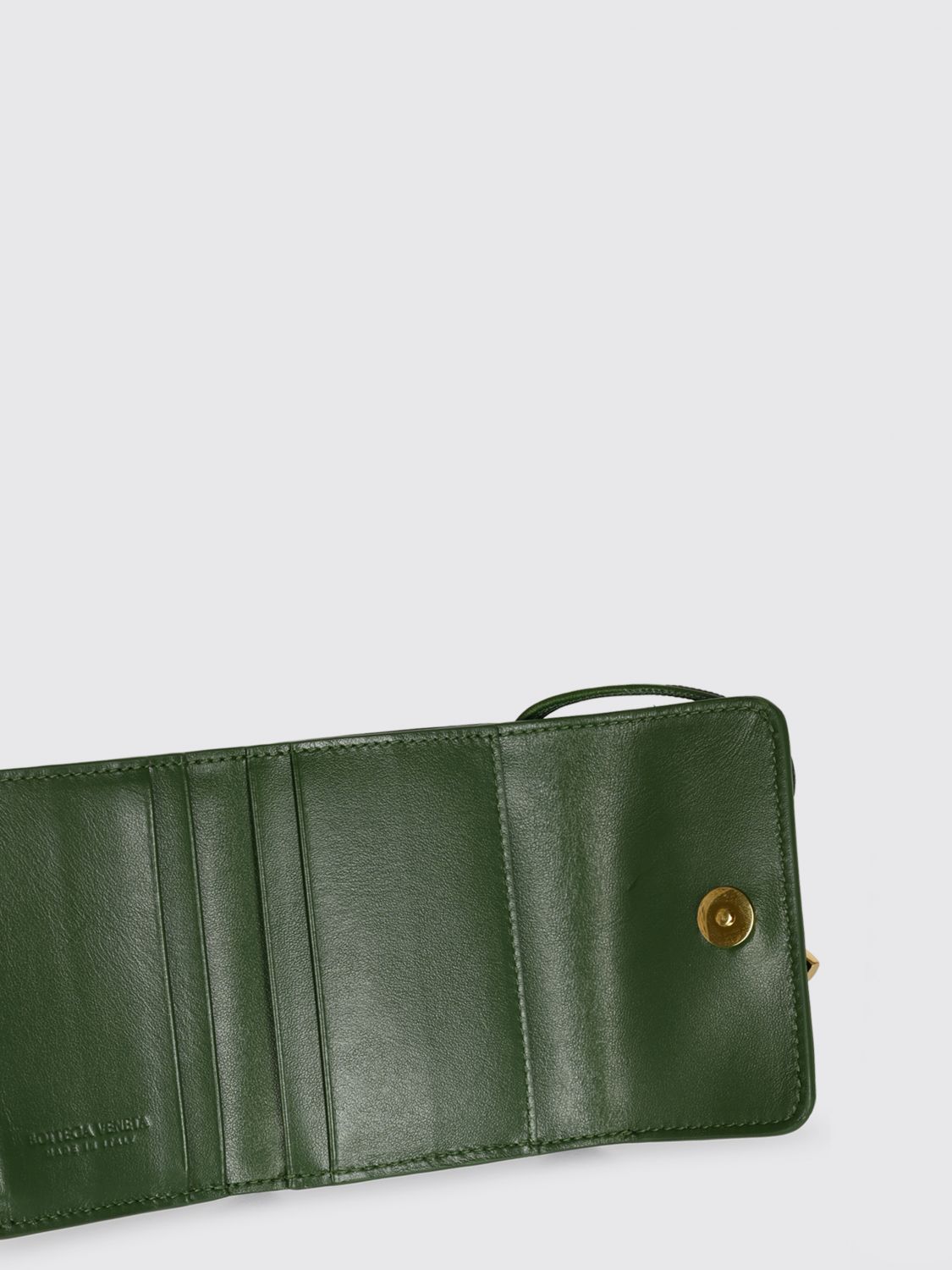 Bottega Veneta Wallet Woman Green BOTTEGA VENETA