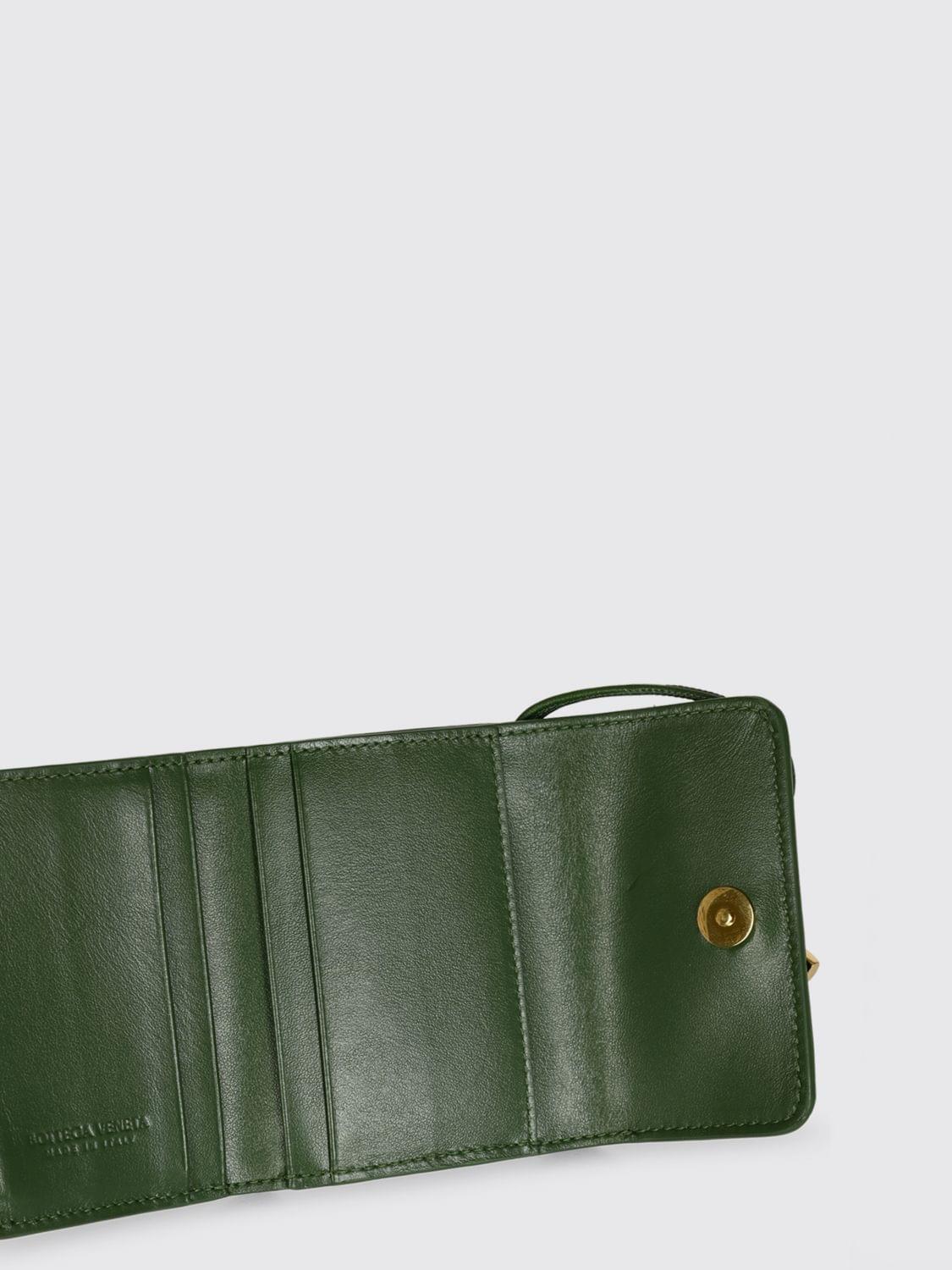 Bottega Veneta Wallet Woman Green BOTTEGA VENETA