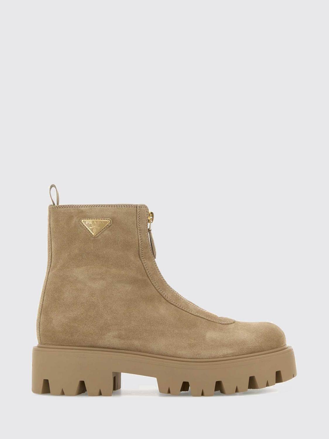 Prada Boots Woman Sand PRADA