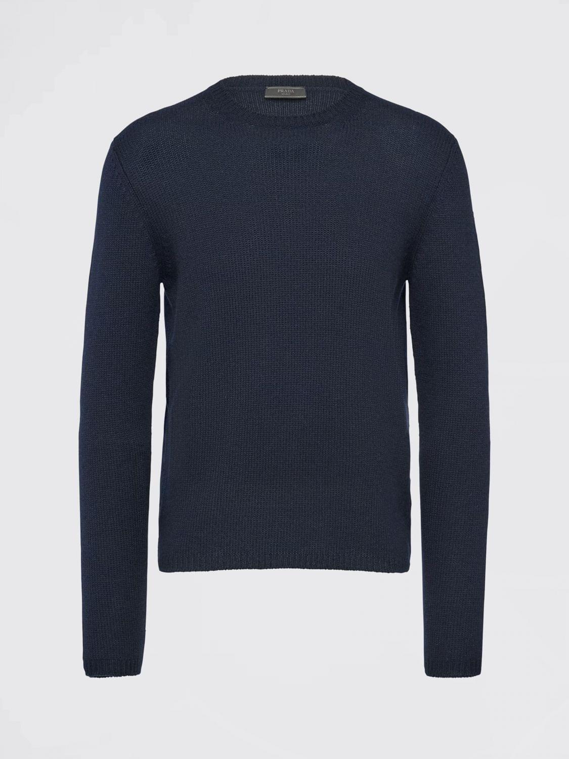 Prada Sweater Men Blue PRADA