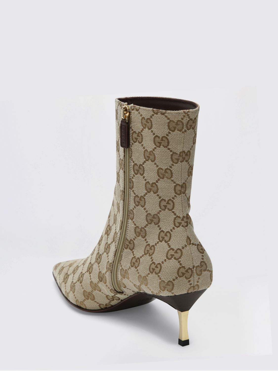 Gucci Boots Woman Beige GUCCI