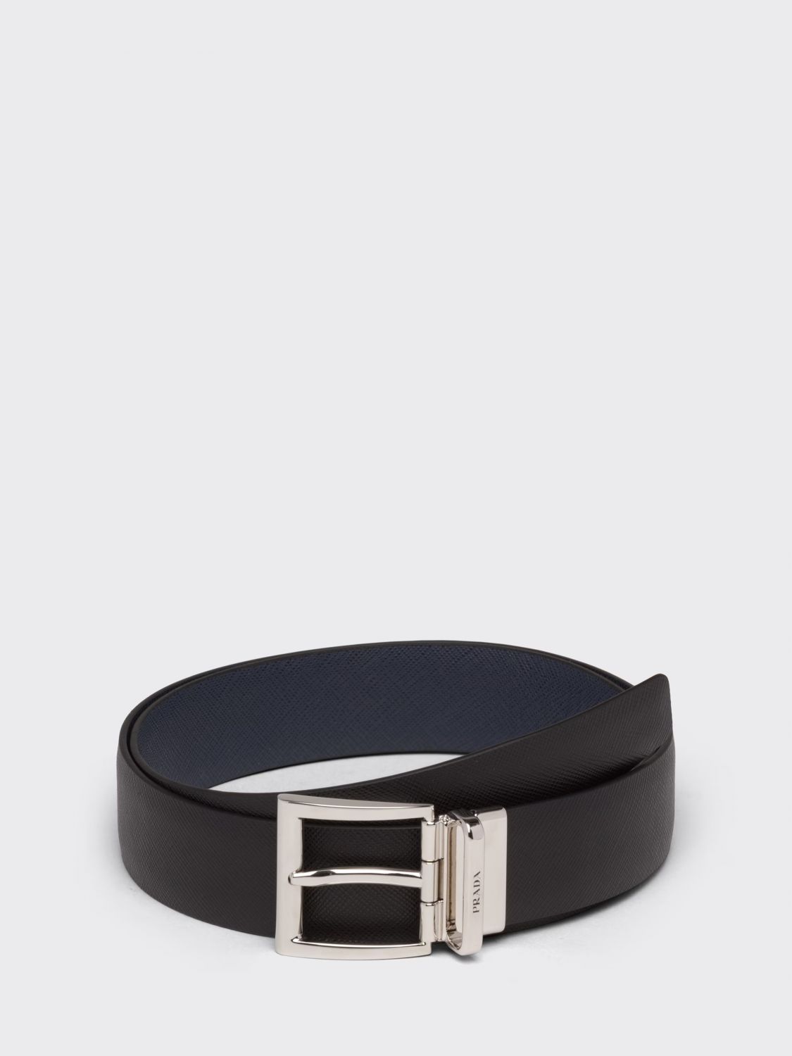Prada Belt Men Black PRADA