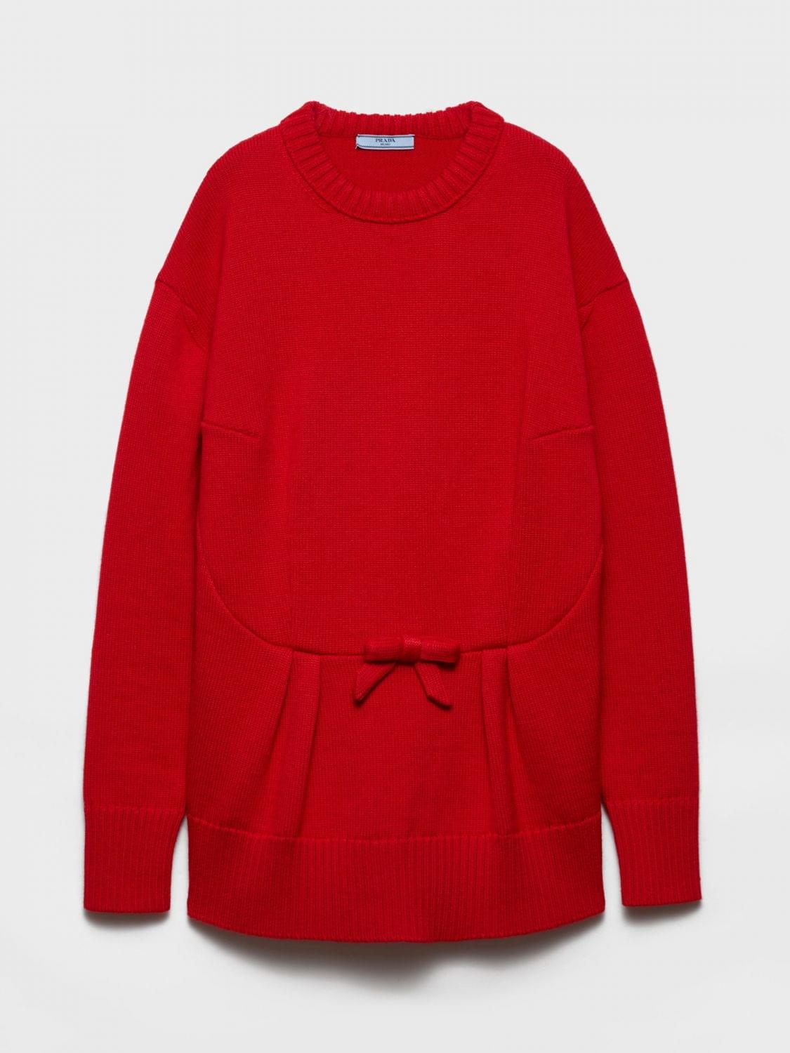 Prada Sweater Woman Red PRADA