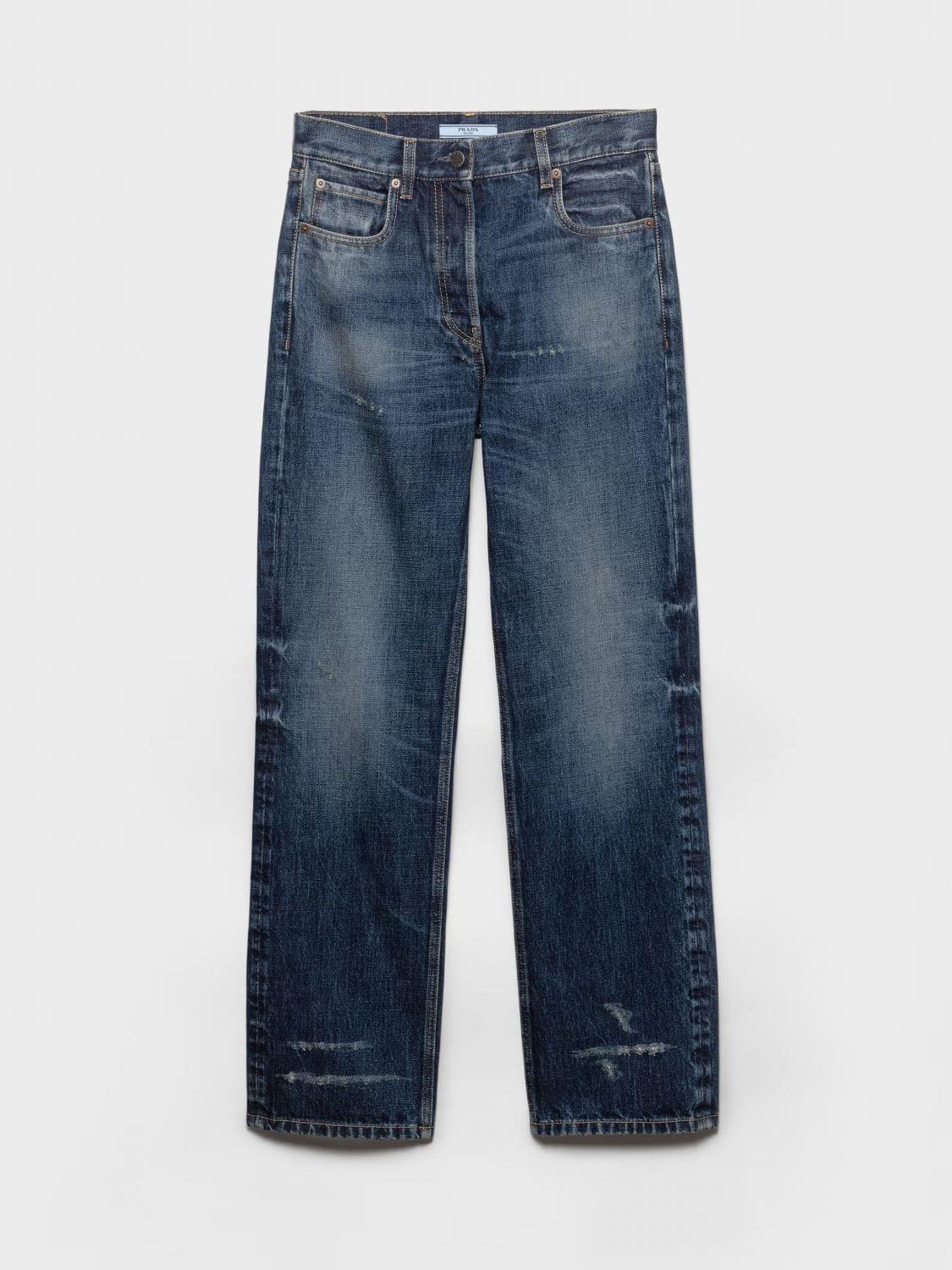 Prada Jeans Woman Blue PRADA