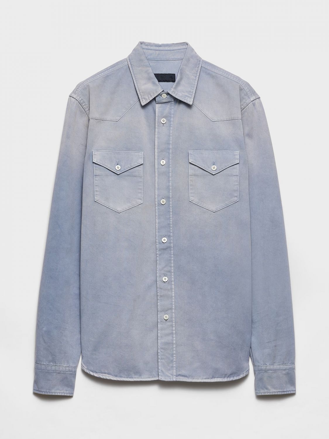 Prada Shirt Men Blue PRADA