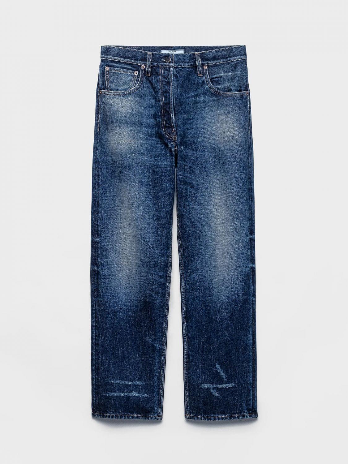 Prada Jeans Woman Blue PRADA