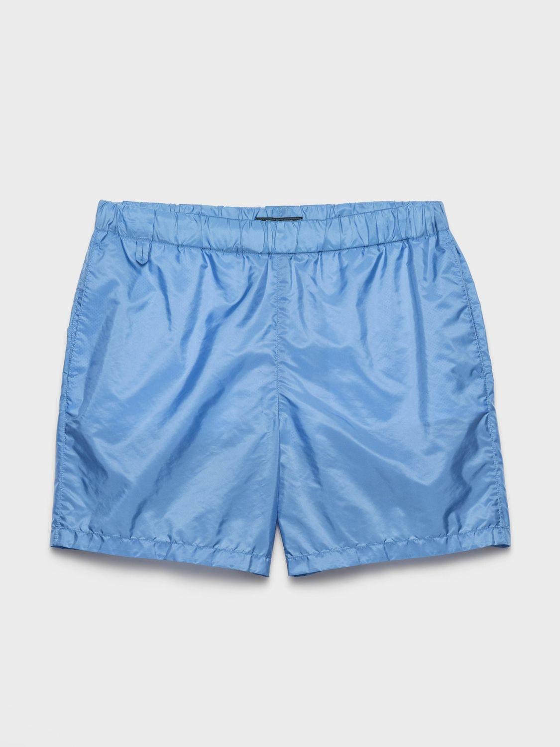 Prada Swimsuit Men Gnawed Blue PRADA