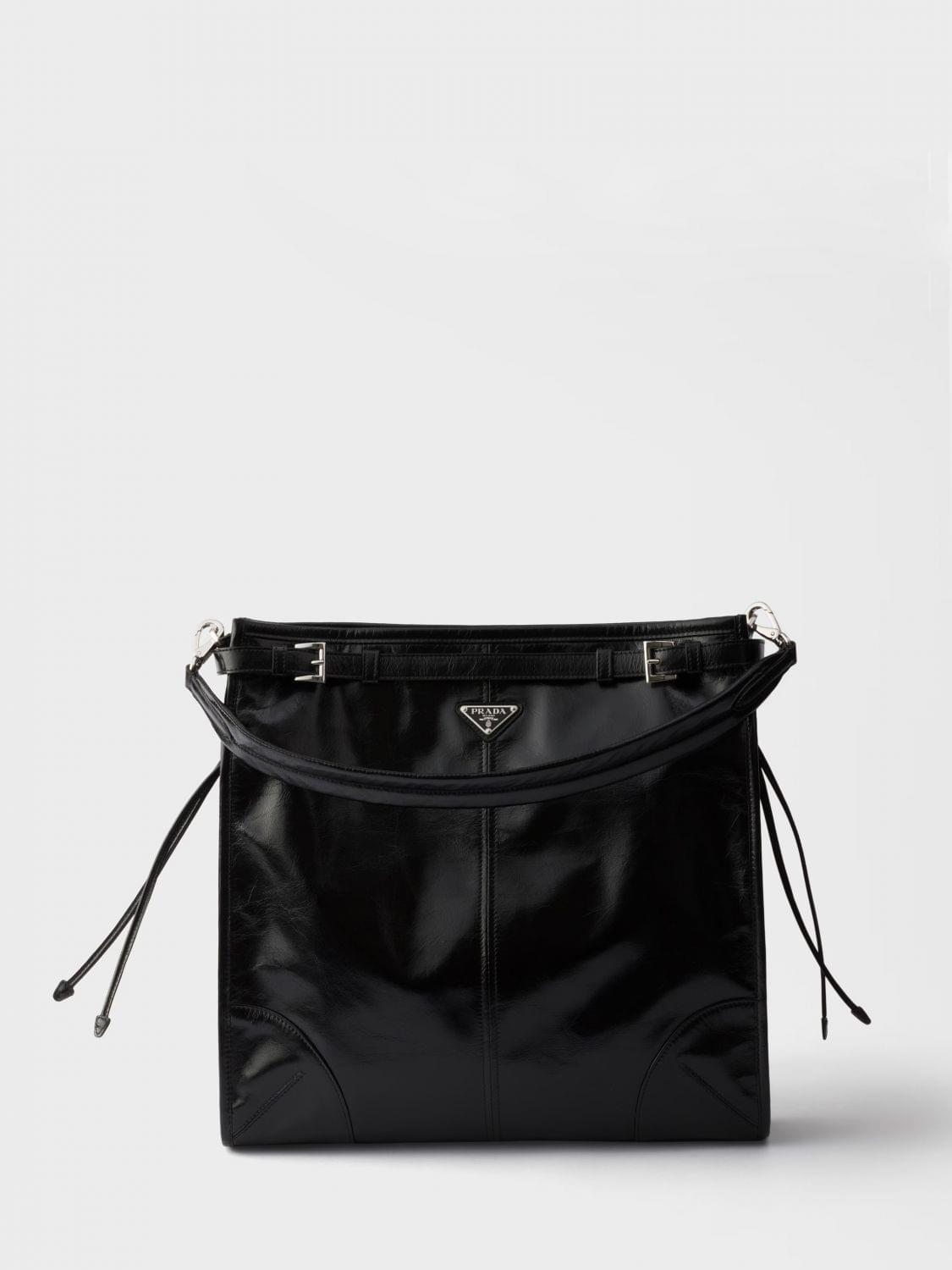 Prada Shoulder Bag Men Black PRADA