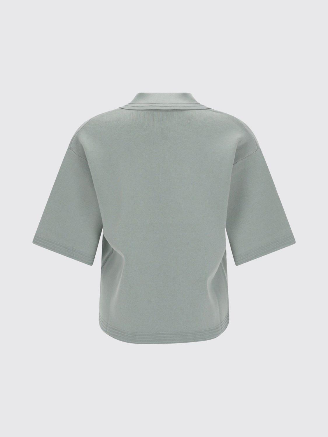 Max Mara Women Max Mara Women Short-Sleeved Viscose Polo Max Mara With Dropped Shoulders And V-Neck MAX MARA