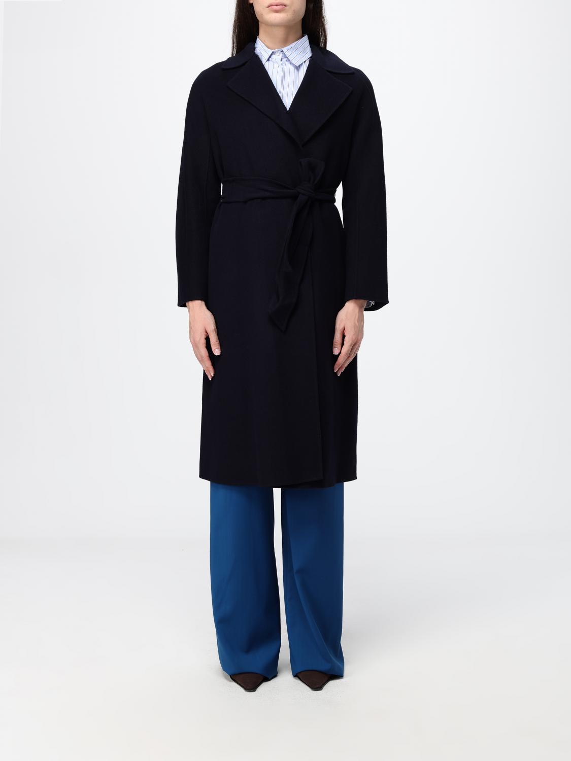 Max Mara Coat Woman Navy MAX MARA