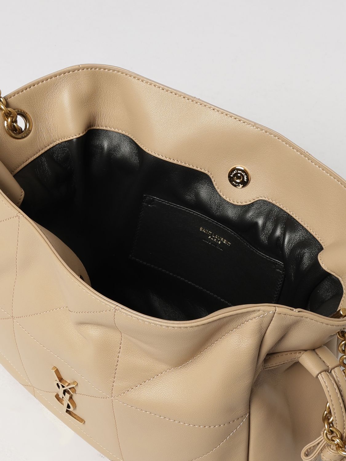 Saint Laurent Women Jamie Small Quilted Lambskin Bucket Bag Saint Laurent SAINT LAURENT