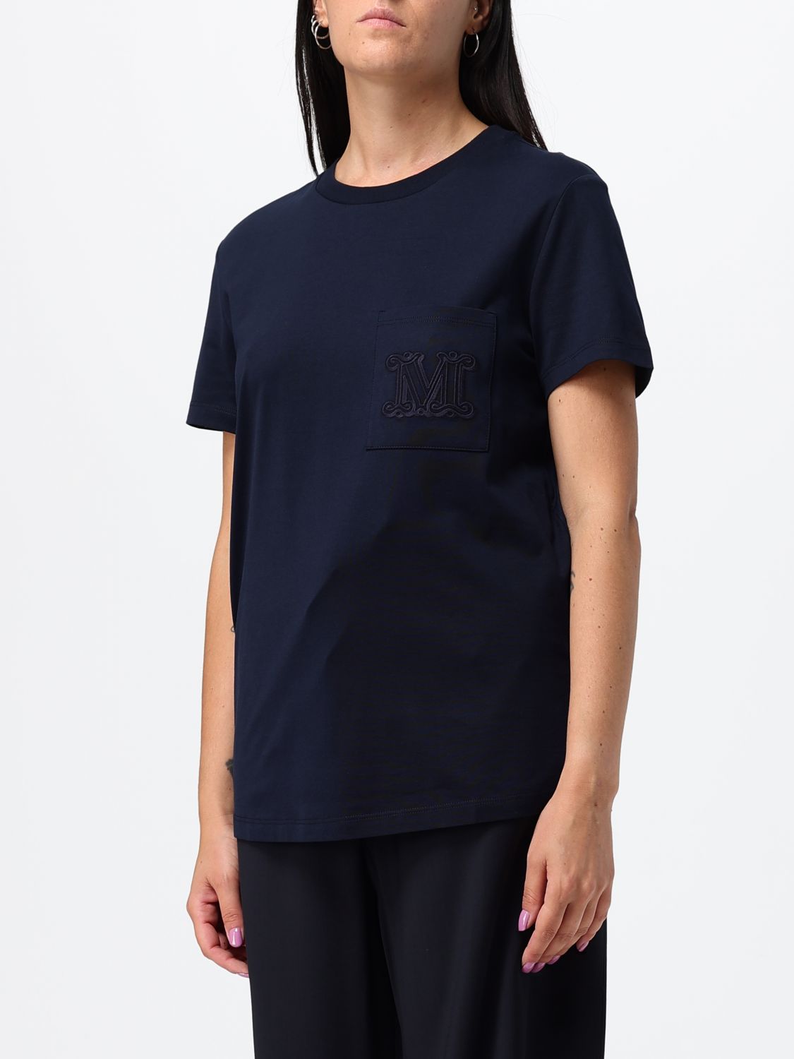 Max Mara T-Shirt Woman Blue MAX MARA