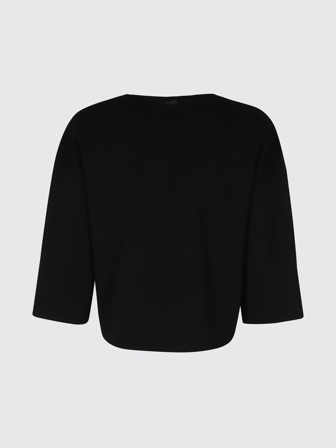 Max Mara Women Max Mara Cropped Long-Sleeved Blouse With V-Neck And Dropped Shoulders MAX MARA