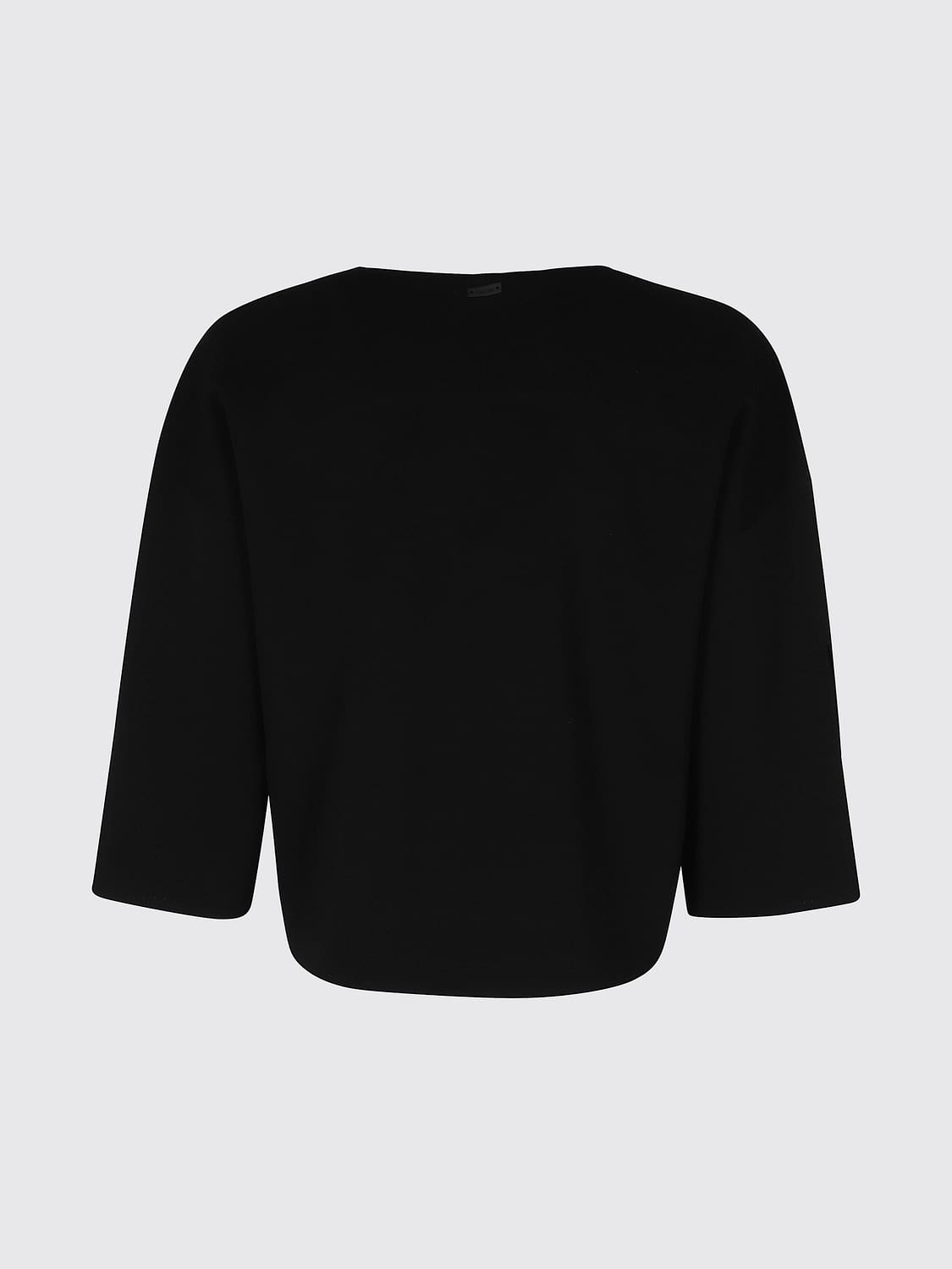 Max Mara Women Max Mara Cropped Long-Sleeved Blouse With V-Neck And Dropped Shoulders MAX MARA