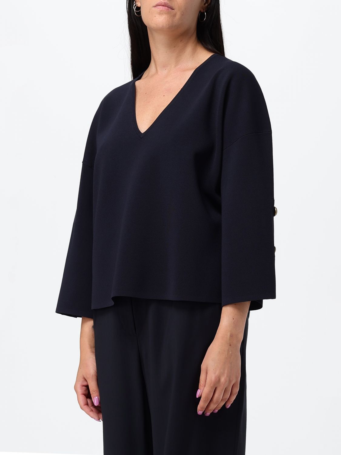 Max Mara Top Woman Blue MAX MARA