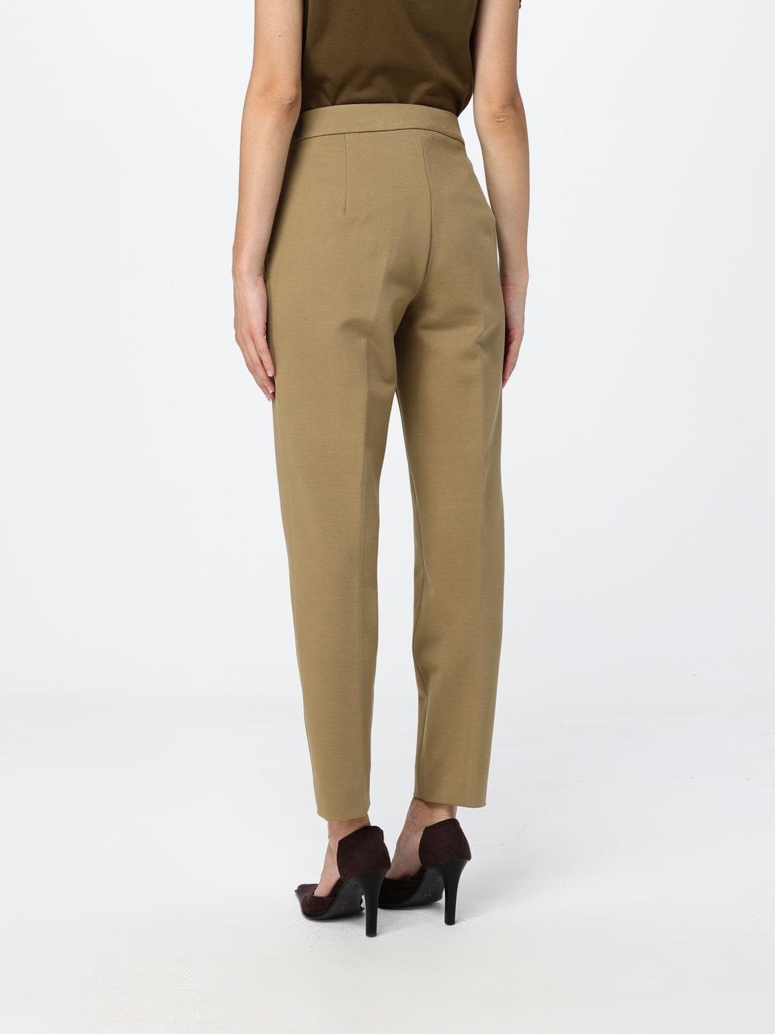 Max Mara Pants Woman Green MAX MARA