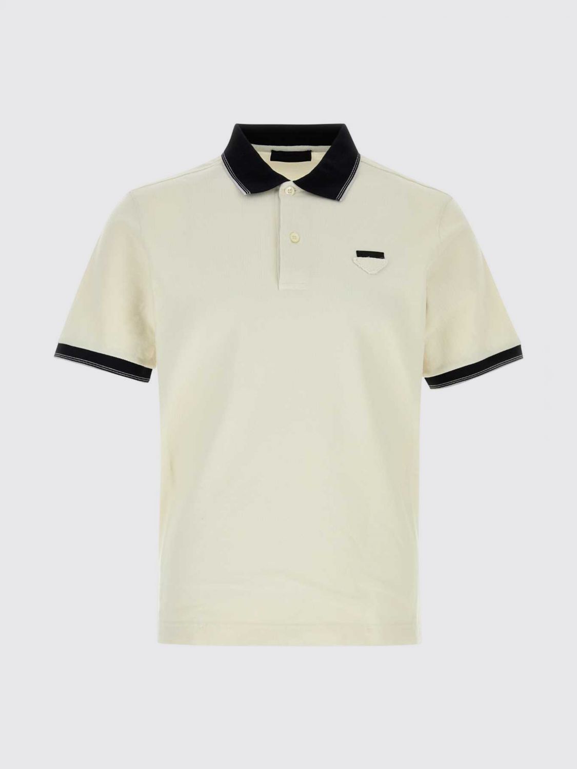 Prada Polo Shirt Men White PRADA