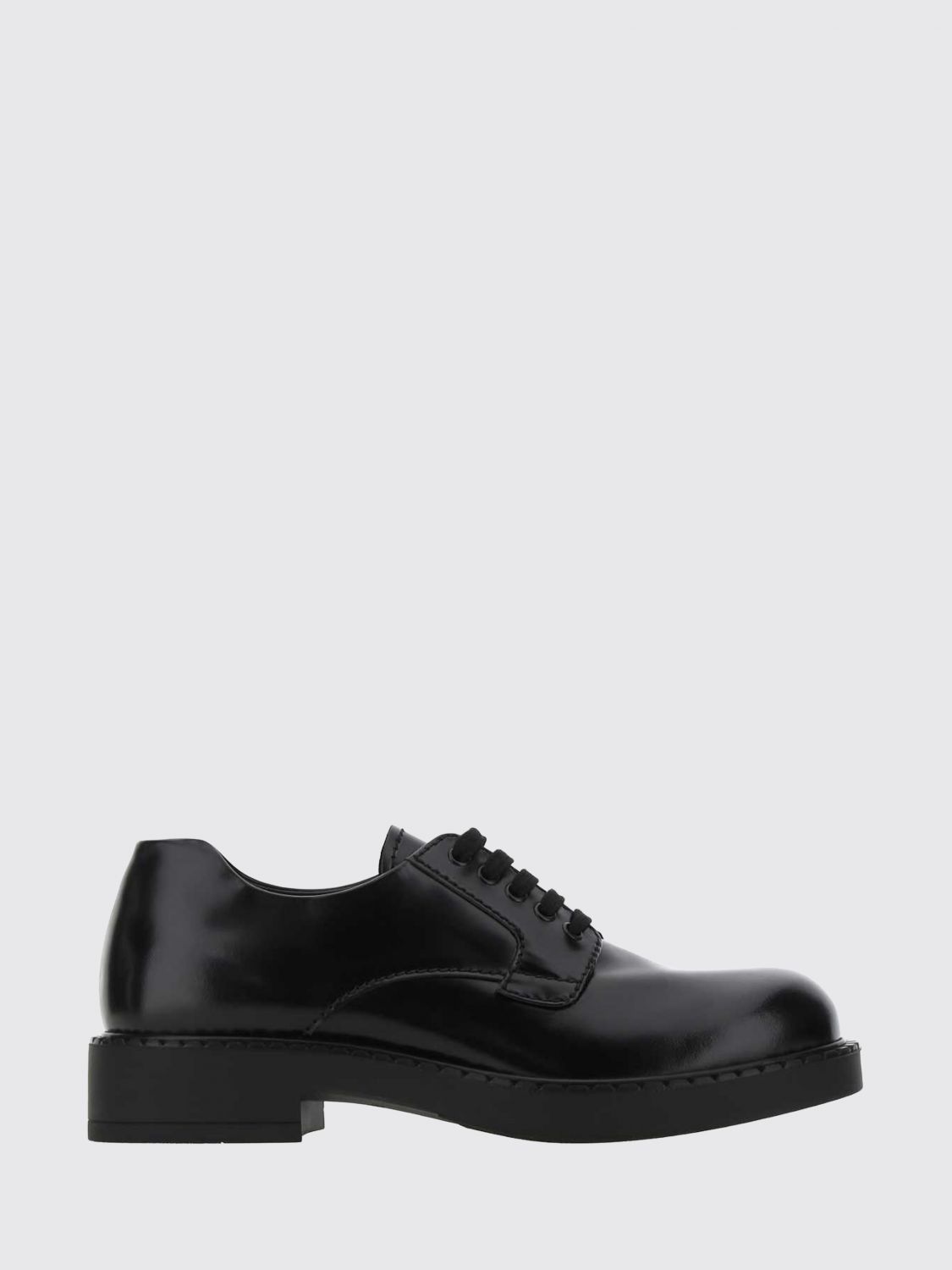 Prada Brogue Shoes Men Black PRADA