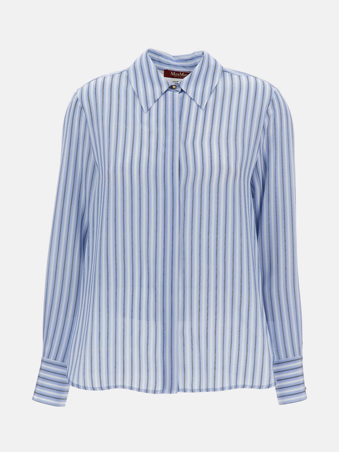 Max Mara Studio Shirt Woman Sky Blue MAX MARA STUDIO