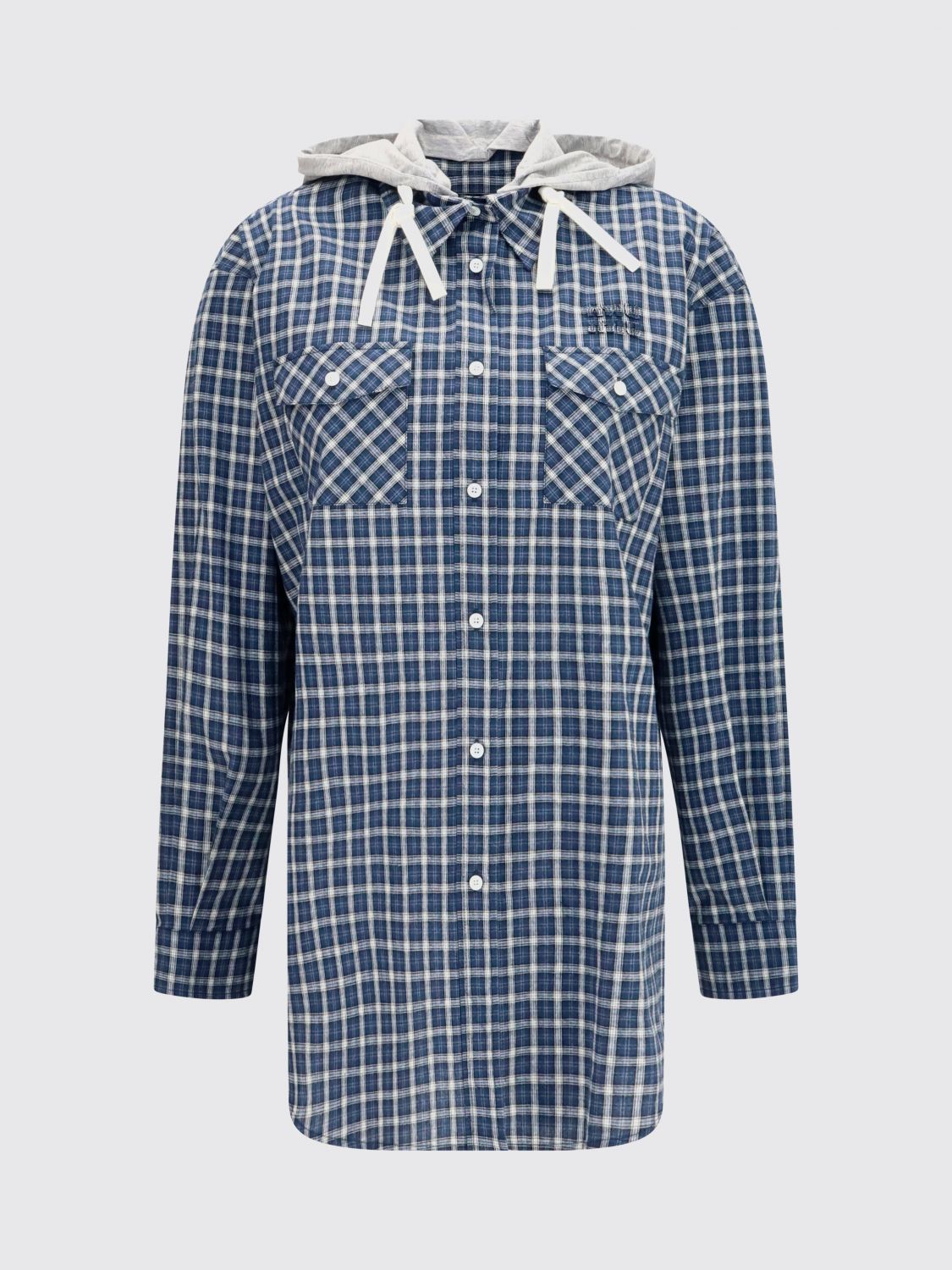 Miu Miu Dress Woman Blue MIU MIU
