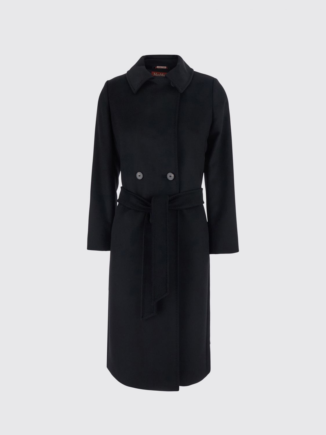 Max Mara Studio Coat Woman Black MAX MARA STUDIO
