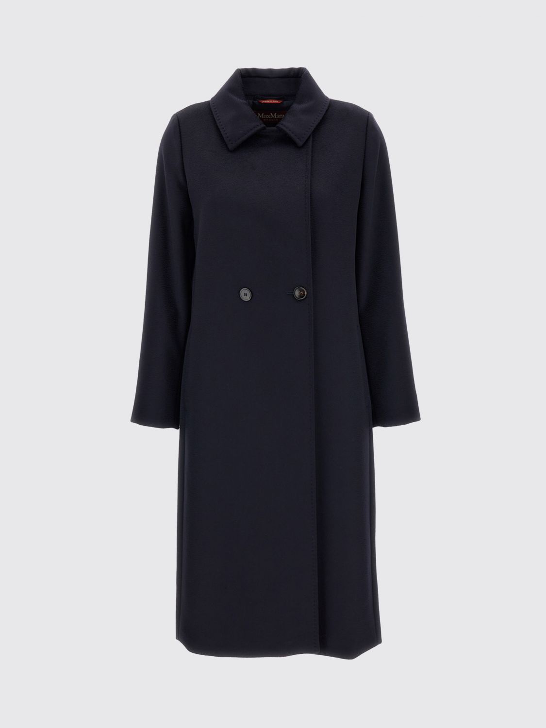 Max Mara Studio Coat Woman Blue MAX MARA STUDIO