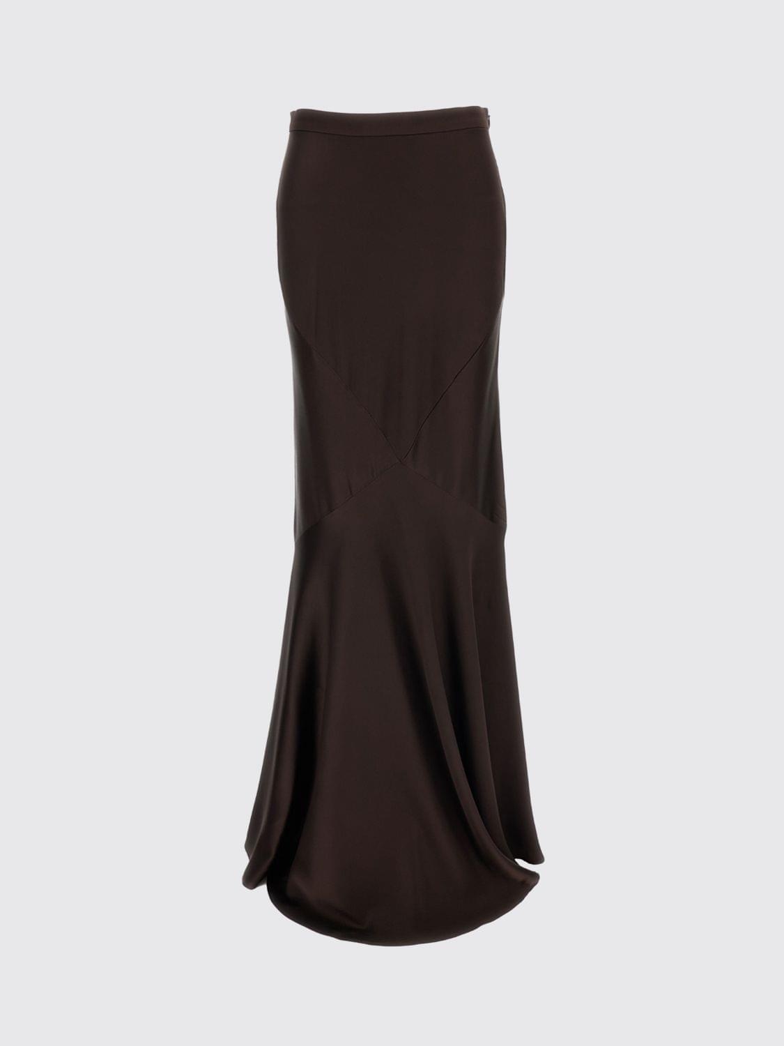 Max Mara Studio Skirt Woman Brown MAX MARA STUDIO
