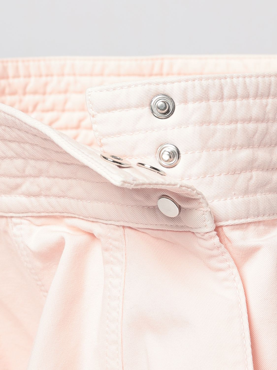 Alai�A Women Alaia Peplum Corset Belt In Pleated Pink Cotton ALAIA