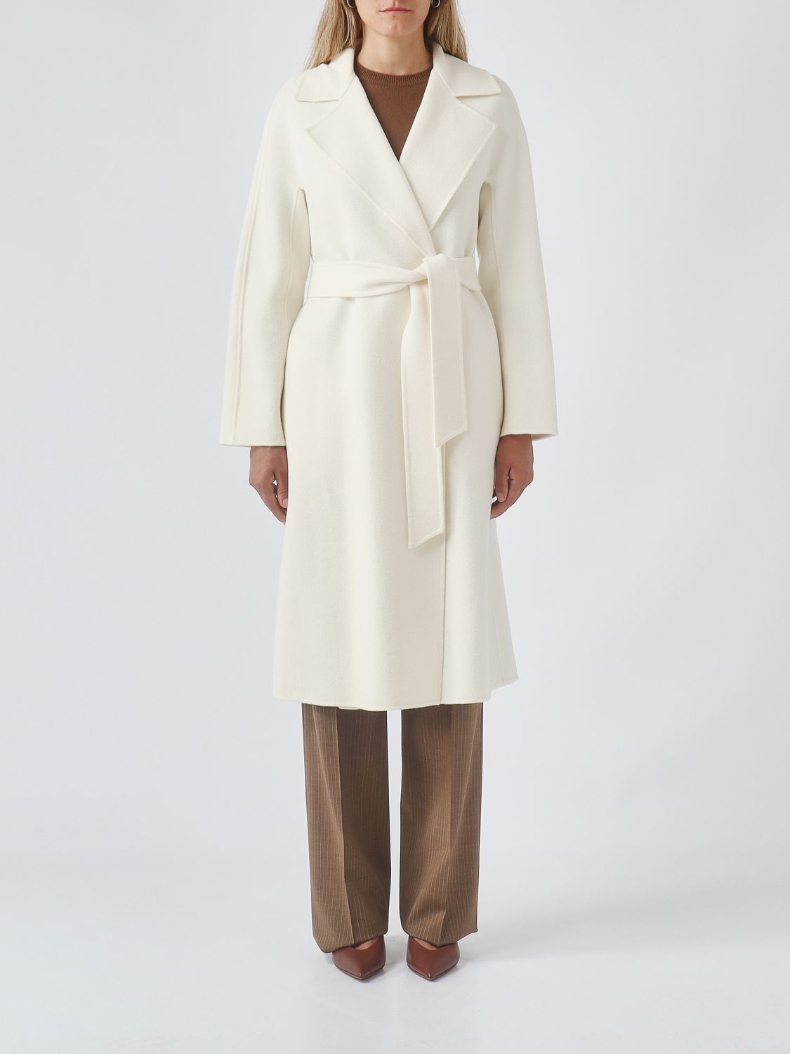 Max Mara Studio Women Coat Woman Max Mara Studio MAX MARA STUDIO