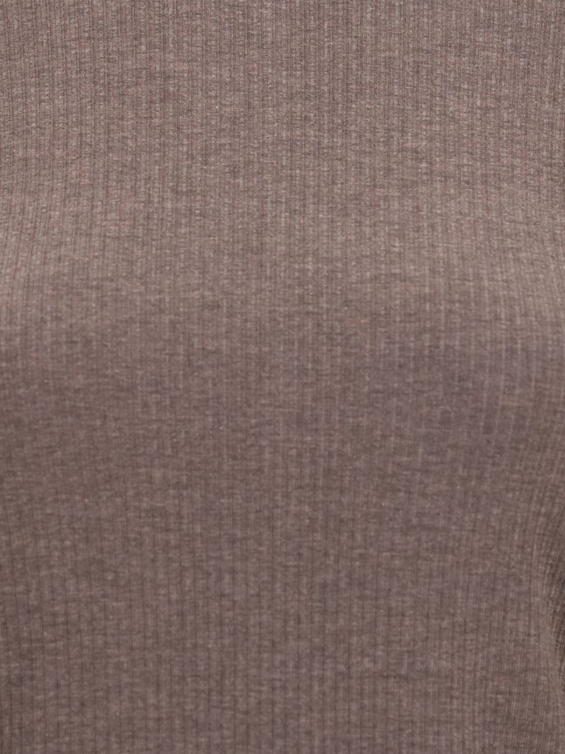 Max Mara Women Max Mara Lyocell And Silk Crewneck Jumper With Slim Fit And Long Sleeves MAX MARA