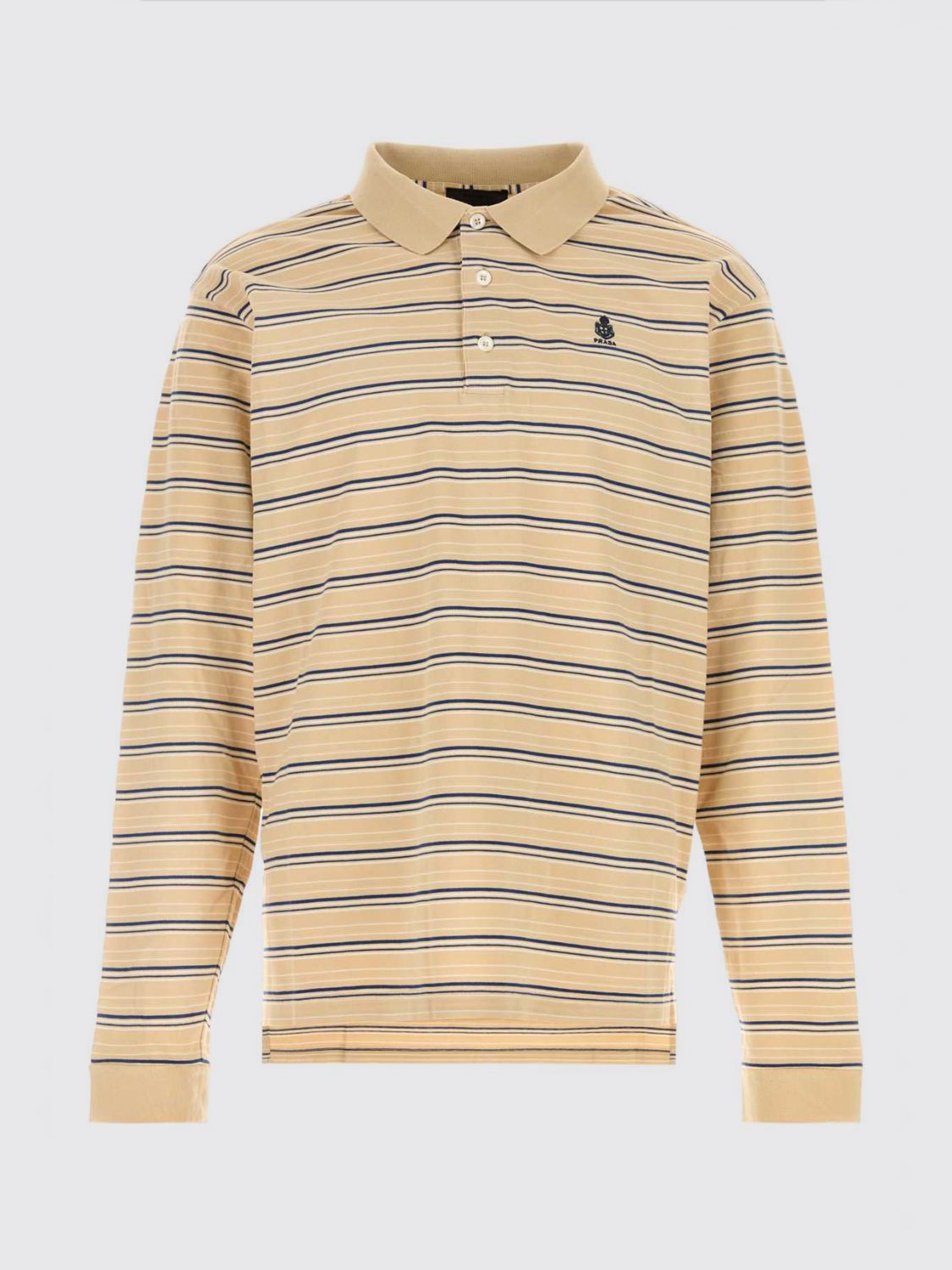 Prada Polo Shirt Men Beige PRADA