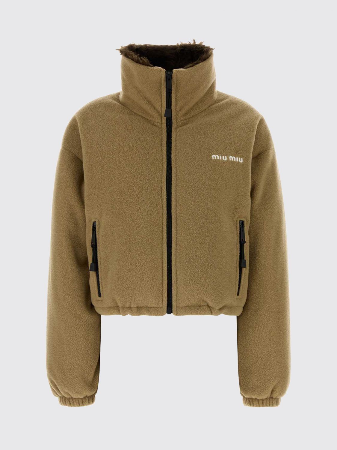 Miu Miu Jacket Woman Camel MIU MIU